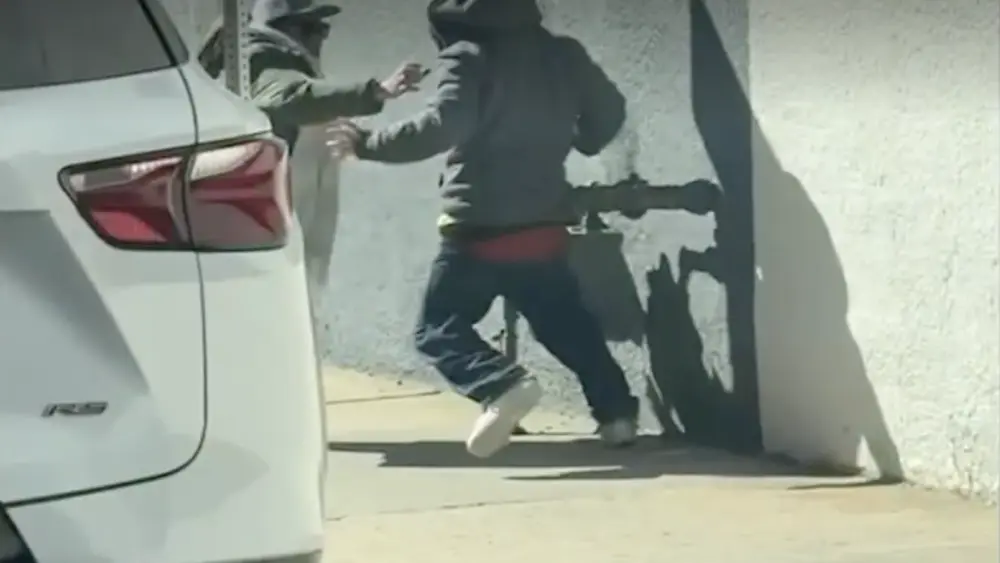 'My first instinct was to tackle him': Former football player stops man from breaking into her car