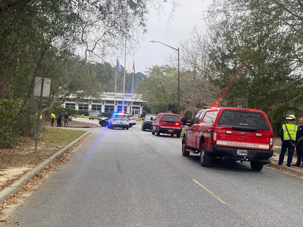 Suspicious package shuts down road by Chatham County Police Department