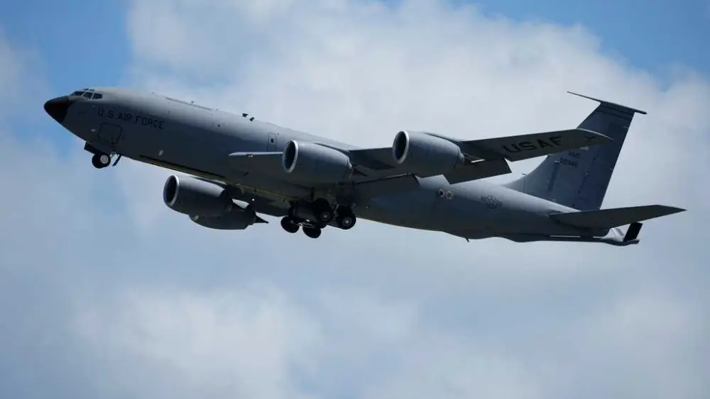 US military refueling plane goes down in Iraq and rescue is underway