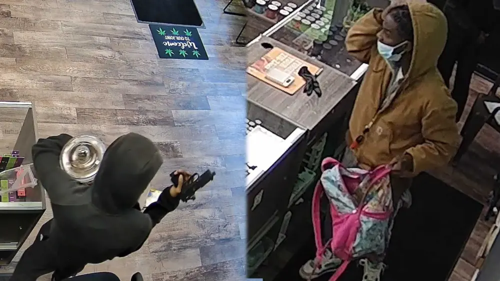 WATCH: Surveillance video shows armed robbery at Nebraska THC store