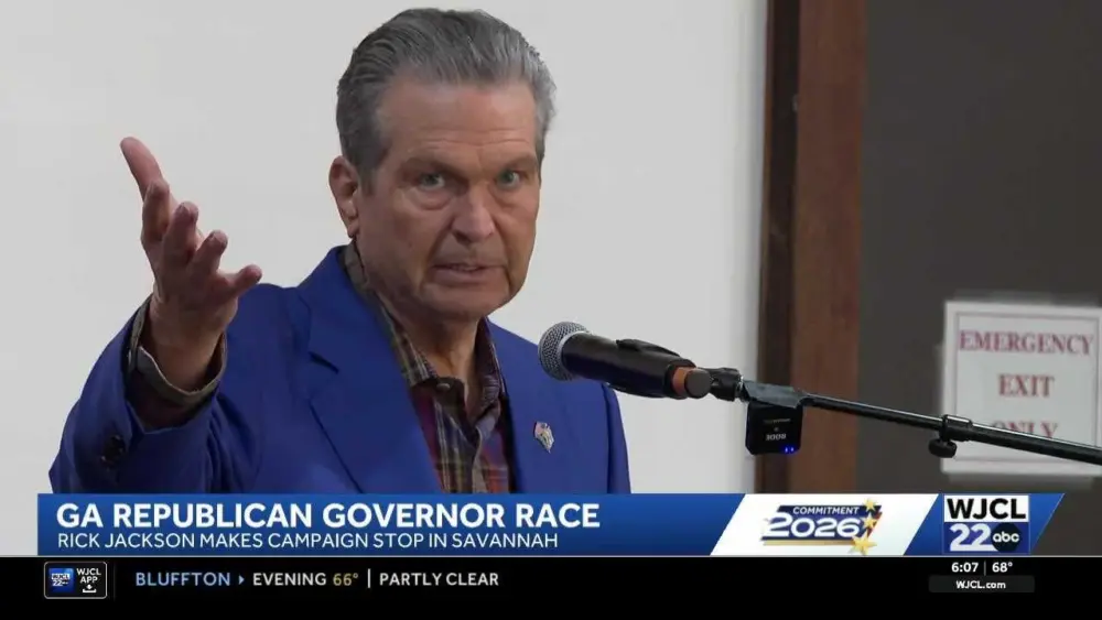 Billionaire CEO targets Georgia voters in Pooler