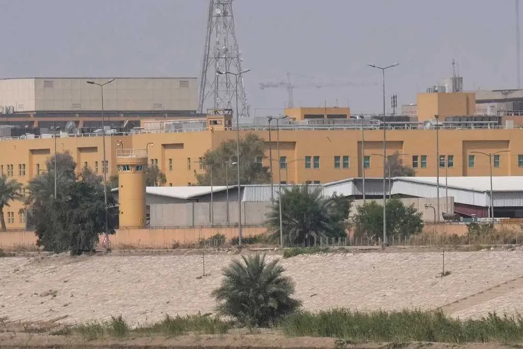 Helipad at US Embassy in Baghdad hit by a missile