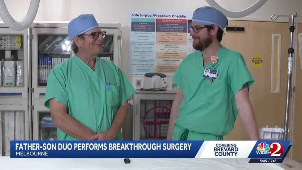 Like father, like son: Surgeons share milestone in performing breakthrough surgery