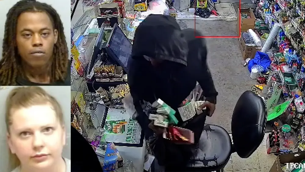 Couple accused of stealing hundreds of lottery tickets, $5,000 cash from Georgia convenience store