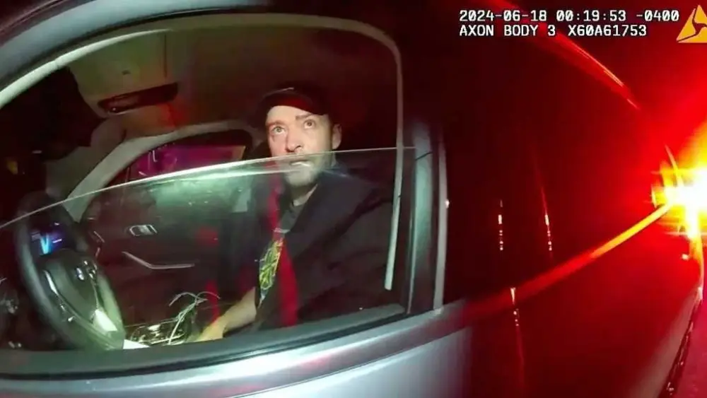 WATCH: Justin Timberlake's 2024 drunken driving arrest video released