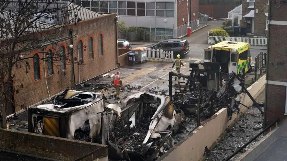 Jewish charity ambulances set on fire; UK police probe it as antisemitic attack