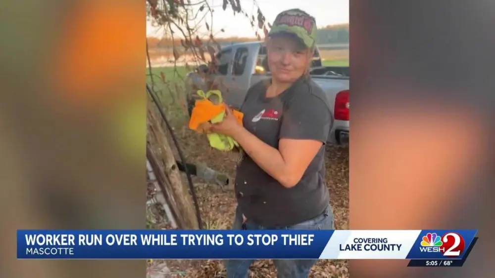 Woman dies after colleagues say she tried to stop customer from stealing tires