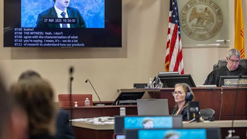 New Mexico jury says Meta harms children's mental health and safety, violating state law