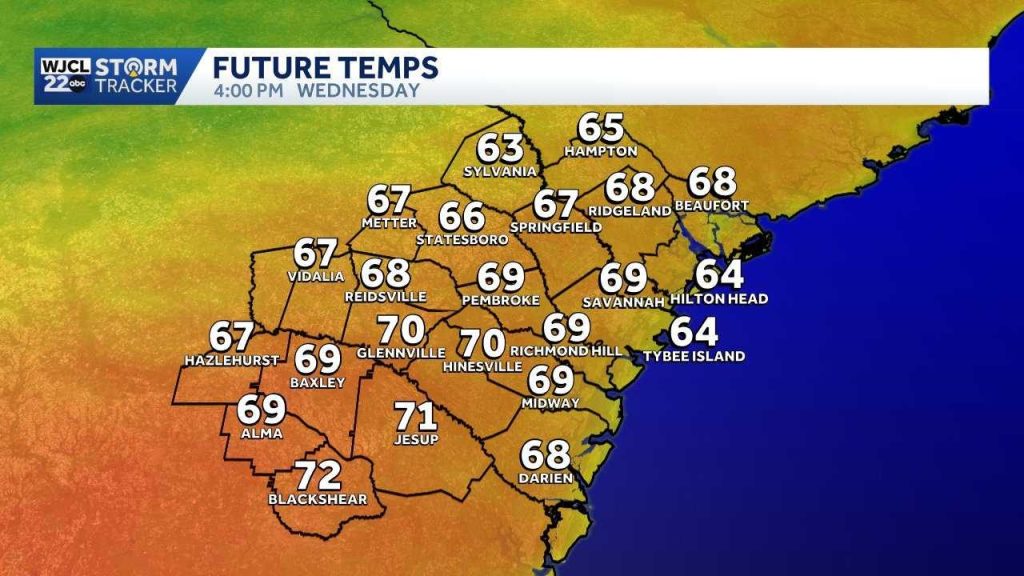 Warming trend to push highs into the 70s and 80s later this week across ...