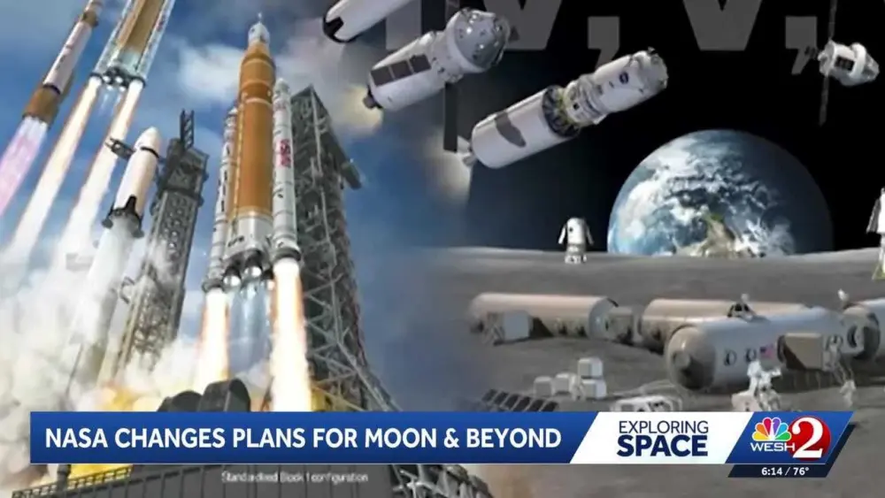 NASA aims for permanent moon presence, fast-tracks Mars plans