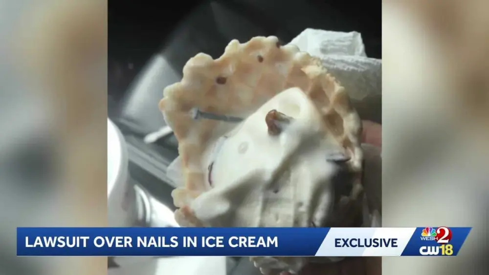 Jury awards $14M to woman who ate ice cream with nails, metal fragments in it