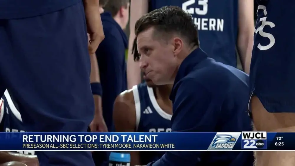 Georgia Southern University's head basketball coach signs contract extension