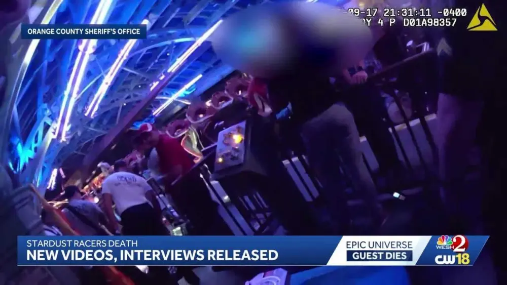 Body cam video shows chaos after man dies on Florida theme park ride