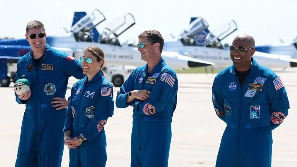 Artemis II astronauts arrive at Florida launch site for first moon trip in 53 years