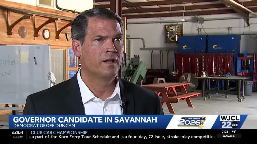 Gubernatorial hopeful Geoff Duncan blasts Trump as 'reckless and dangerous' during Savannah visit