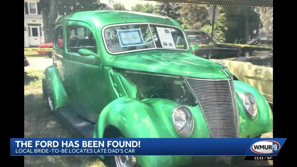 Bride-to-be locates late father's 1937 Ford ahead of wedding