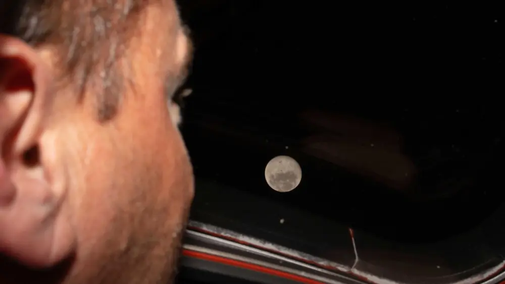 Astronaut asks to name moon crater after crew member's late wife. See the emotional moment