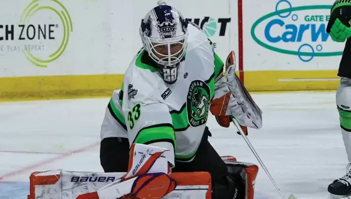 Savannah Ghost Pirates’ Vinnie Purpura Named ECHL Goaltender of the Week
