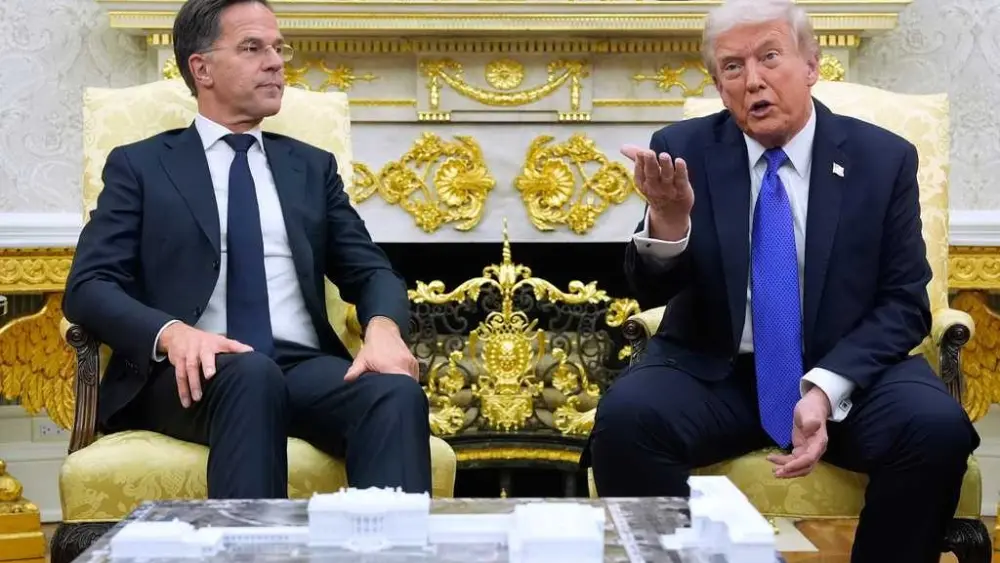 Trump complains NATO 'wasn't there when we needed them' after talks with alliance leader Rutte