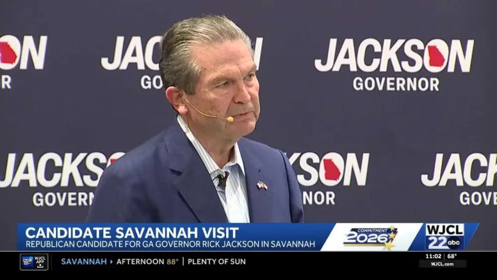 'Whatever it takes to win': Rick Jackson defends spending at Savannah campaign stop