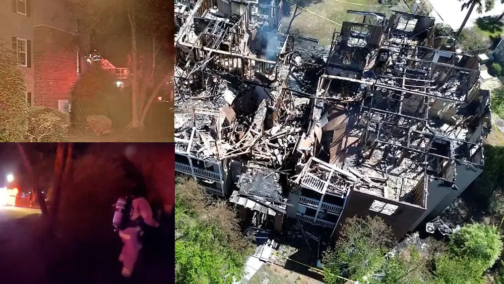Video shows the rescue of 5 people from devastating Chatham County apartment fire