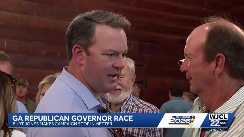 Burt Jones criticizes GOP rivals at Candler County stop as governor’s race heats up