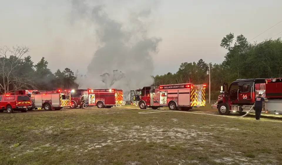 Bulloch County home destroyed in early morning fire