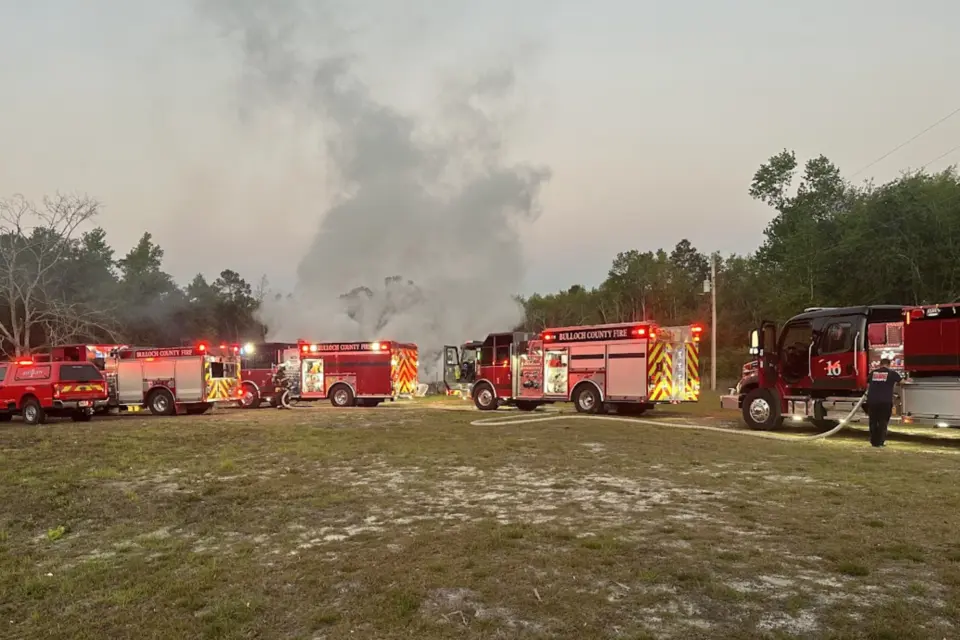 Bulloch County home destroyed in early morning fire