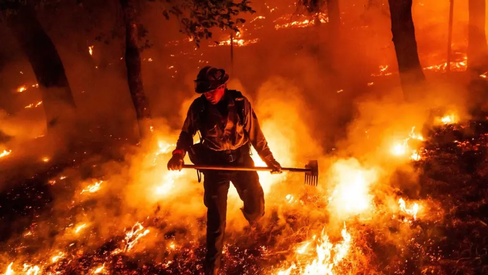 Wildfires used to 'go to sleep' at night. Climate change has them burning overtime