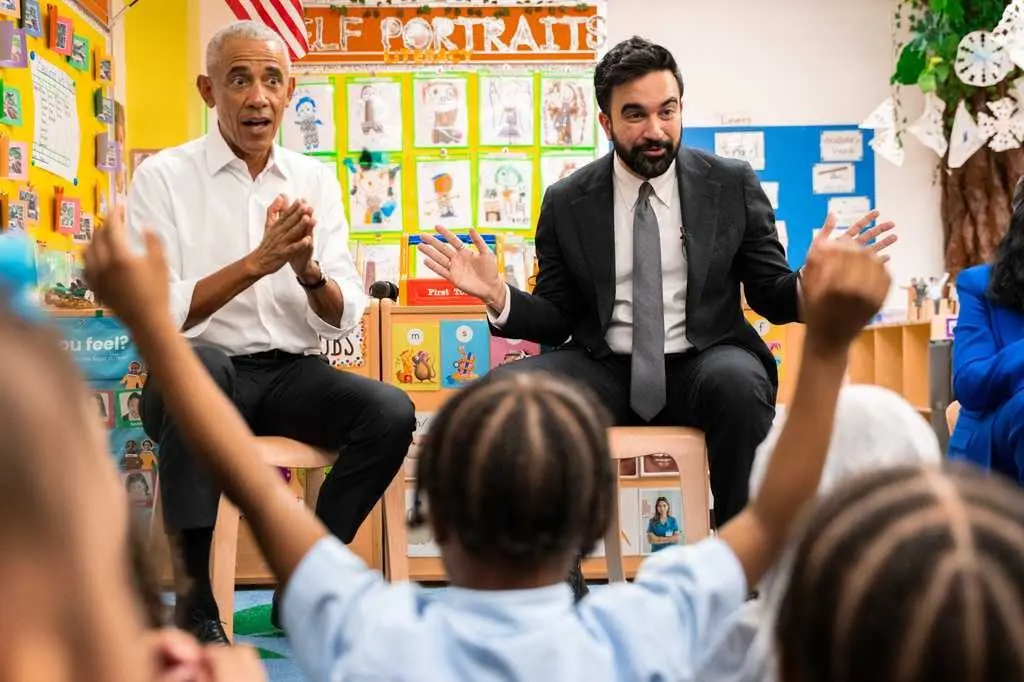 Obama, Mamdani read to preschoolers in New York City