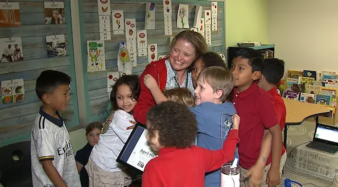 Okatie Elementary Teacher April Helton helps students grow in confidence and curiosity