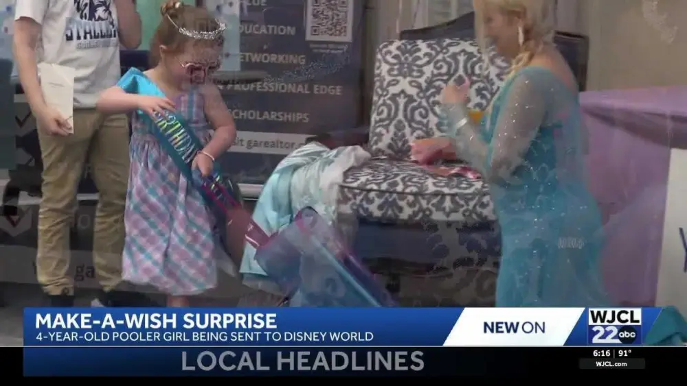 Pooler 4-year-old surprised with Disney trip thanks to Make-A-Wish