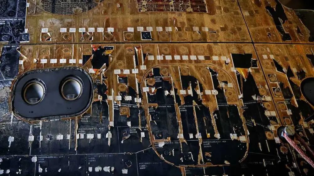 Artemis II heat shield shows less damage after splashdown near San Diego than Artemis I