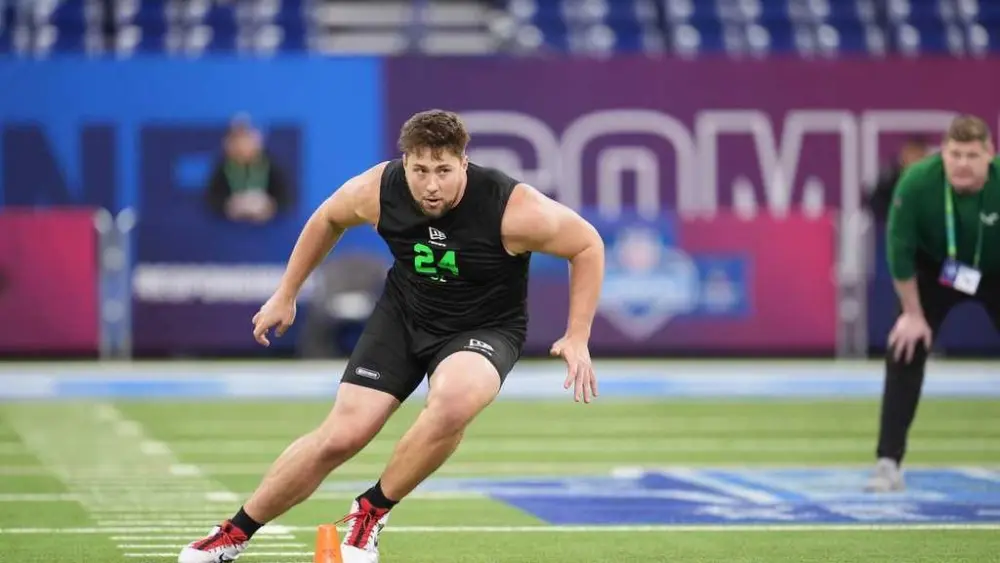 Panthers select Georgia OT Monroe Freeling with the 19th pick in the NFL draft