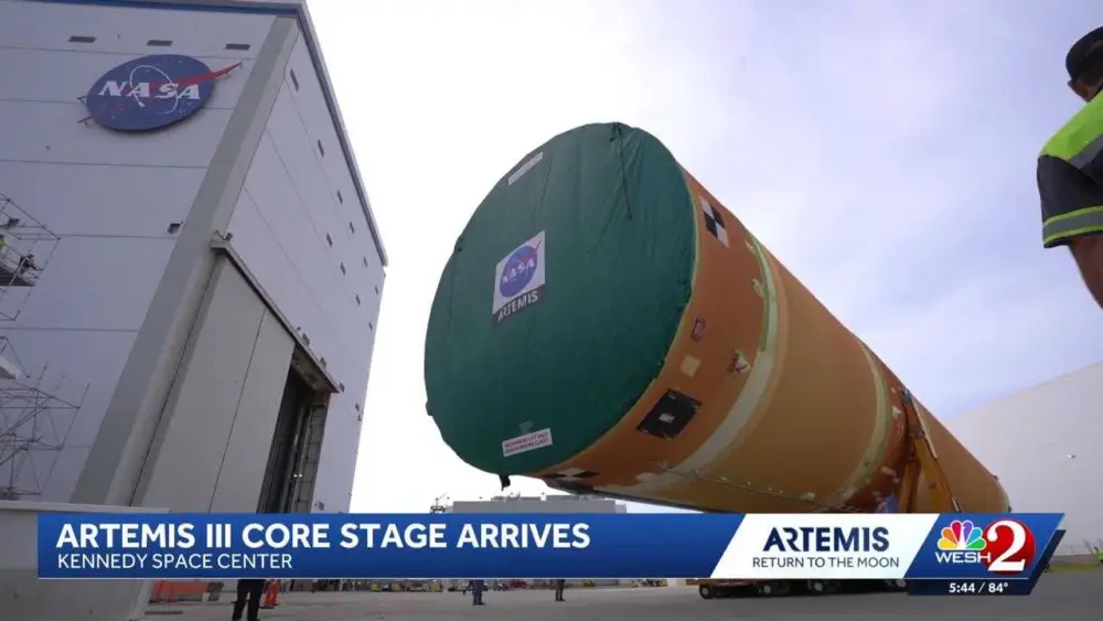 Artemis III hardware arrives at Kennedy Space Center as moon race intensifies