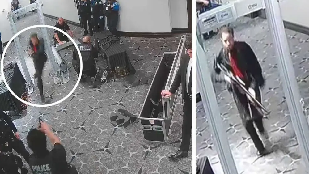 New surveillance video released from White House correspondents' dinner shooting