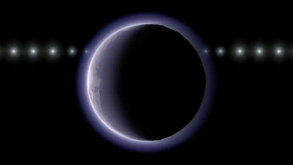 Astronomers believe they've detected an atmosphere around a tiny, icy world beyond Pluto
