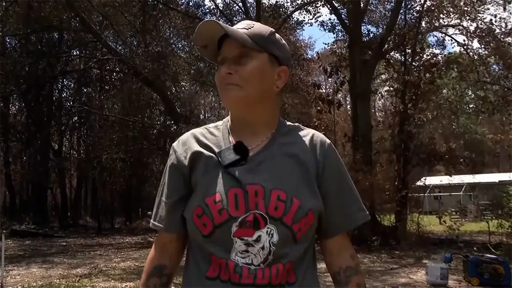 'I'm lucky to be alive': South Georgia firefighter loses longtime home to wildfire
