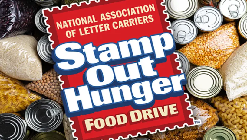 Letter Carriers to collect food donations during 34th Annual Stamp Out Hunger Drive