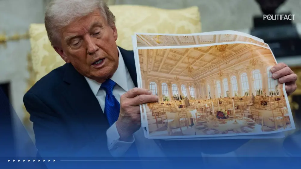 Are Republicans seeking $1 billion in taxpayer money to pay for Trump’s White House ballroom?
