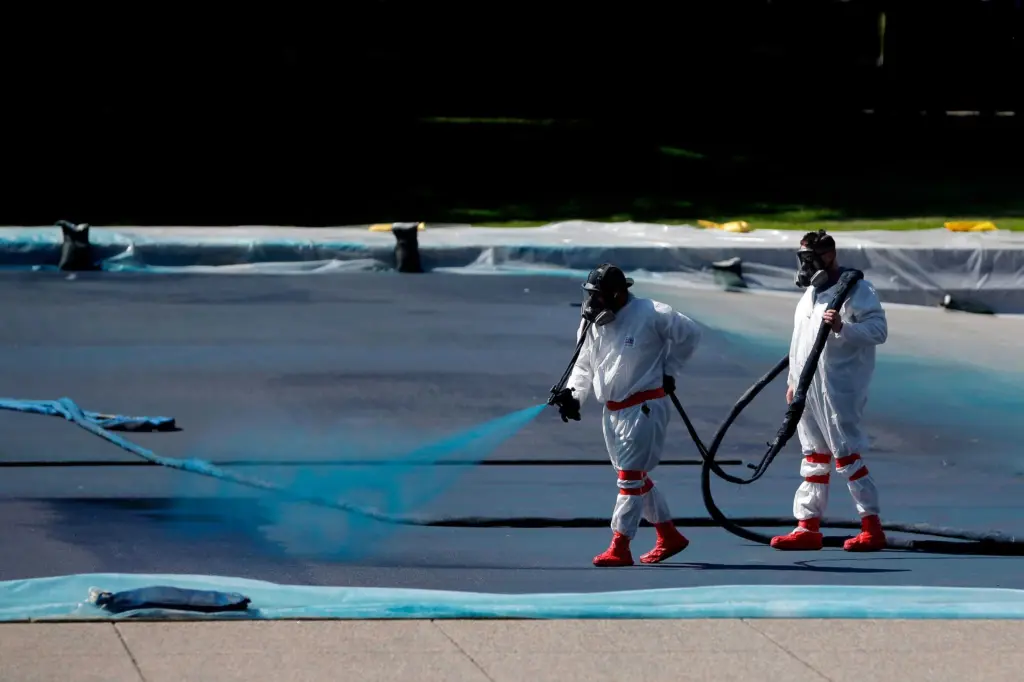 Lawsuit filed to stop Trump's blue repainting of the Lincoln Memorial Reflecting Pool