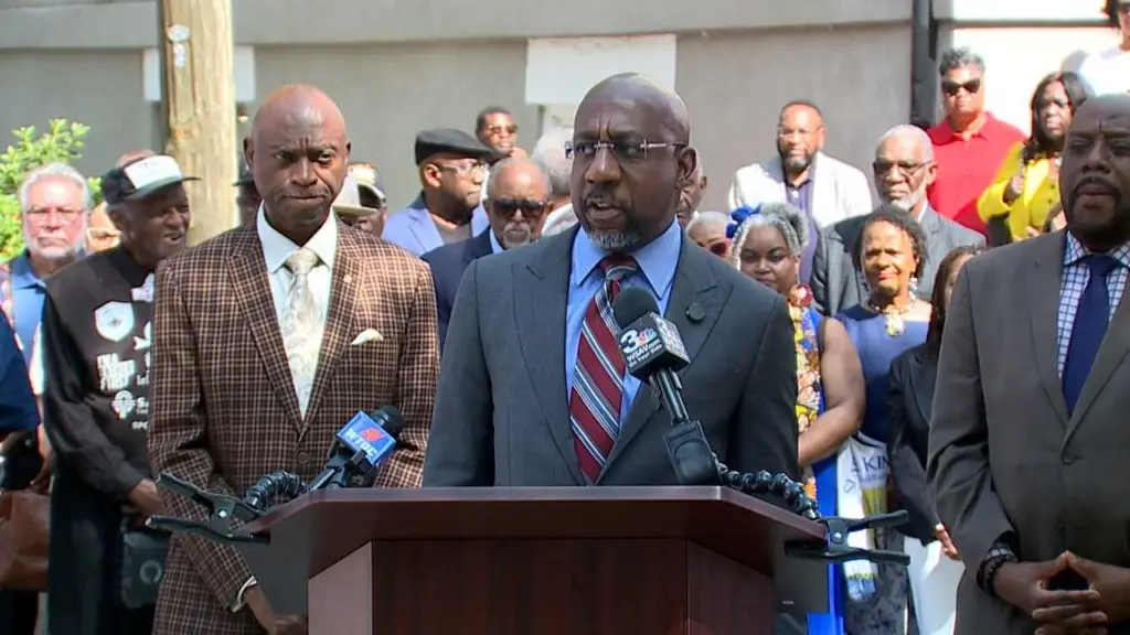 Sen. Warnock warns Supreme Court ruling 'targets Black and Brown voters'