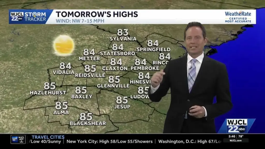 Tracking sunshine & warmer temperatures for Southeast Georgia, Lowcountry