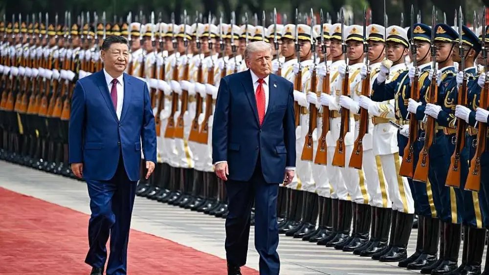 Trump insists US-China relations are in a good place despite differences as he wraps up Beijing trip