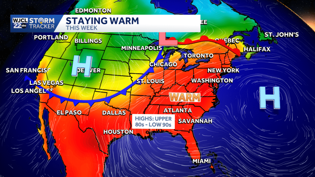 Warm and sunny days ahead for Southeast Georgia and the Lowcountry ...