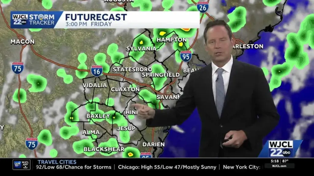 Spotty rain chances return...the timing for Southeast Georgia, Lowcountry