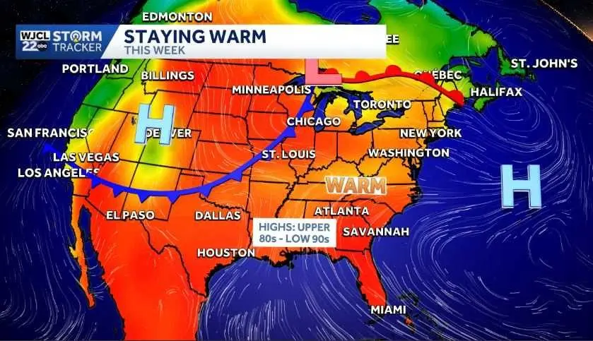 Shower and storm chances in Savannah and the LowCountry for the holiday weekend