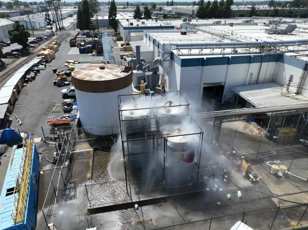 40,000 people under evacuation orders after a chemical tank leak in Southern California