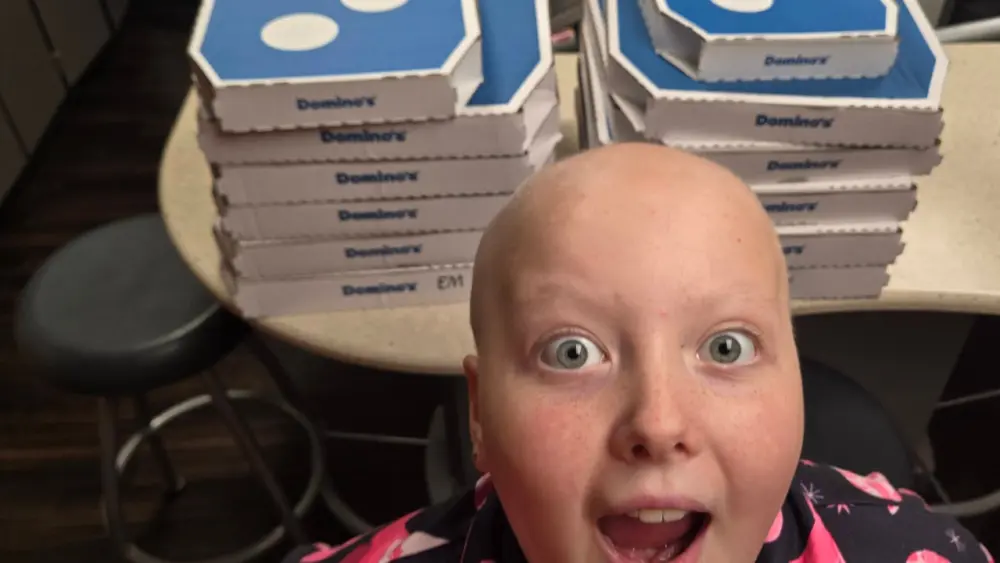 11-year-old cancer patient spreads joy at hospital while fighting leukemia