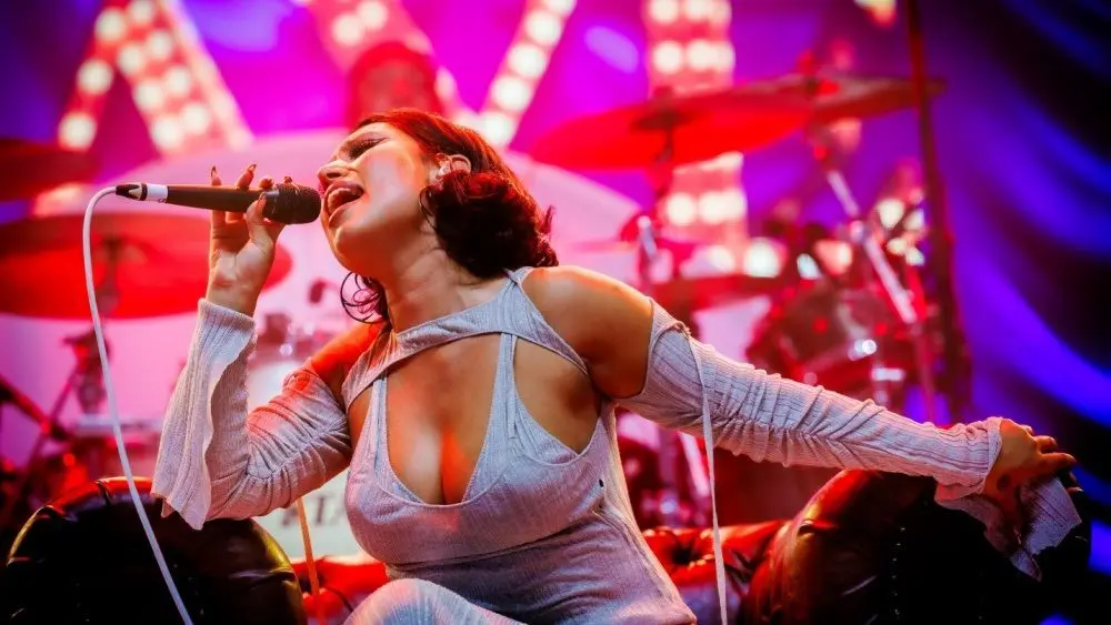 Concert of Raye 19 August 2023. Lowlands Festival^ The Netherlands